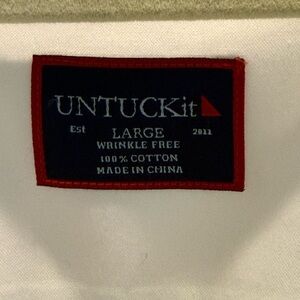 UNTUCKit Classic White Cotton Shirt